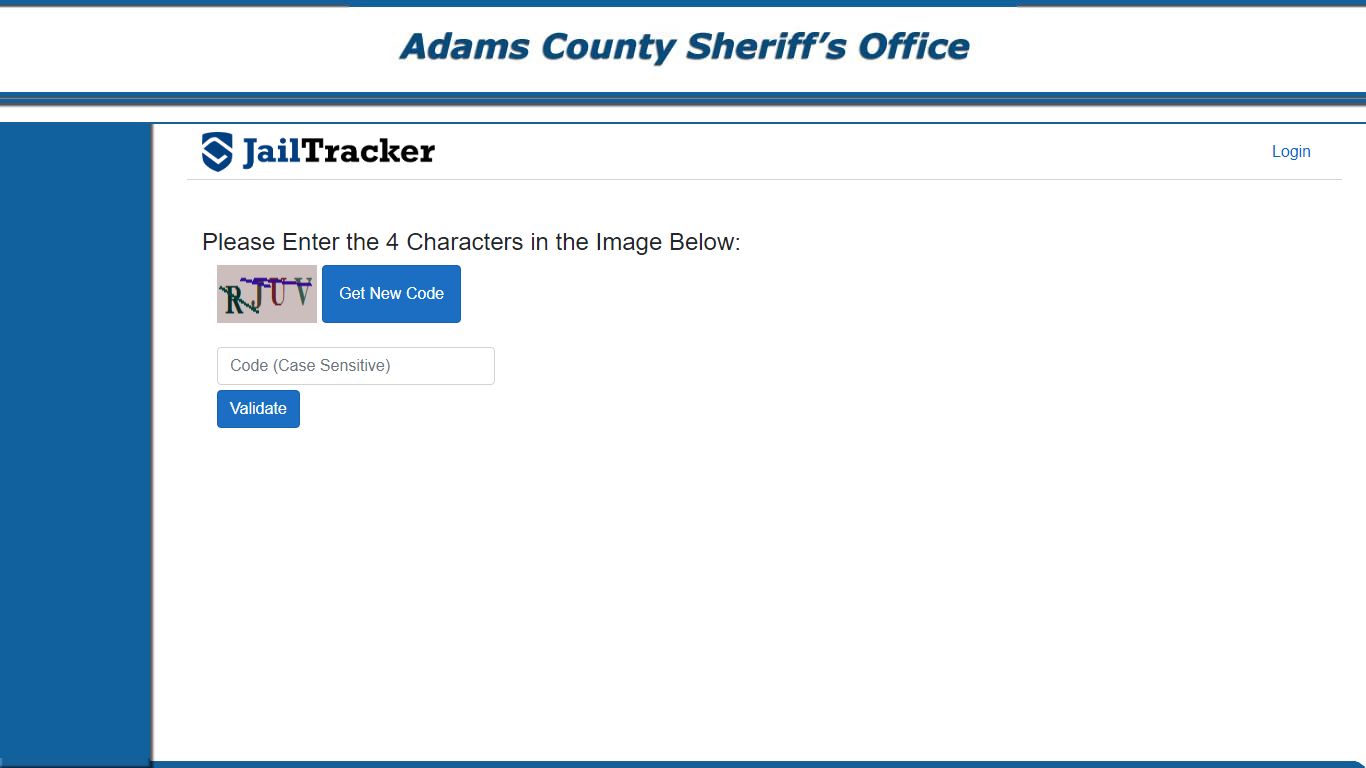 Welcome to the Adams County Sheriff's Office